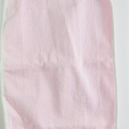 aBaby Terry Velour Infant Bib and Burp Cloth Light Pink
