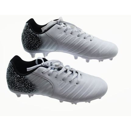 FEETHING Mens Soccer Cleats White Turf Training Shoes 1580201A Size 9