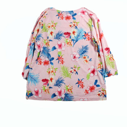 Women Top Jm Collection Plus Size Floral Jacquard Top Size OX