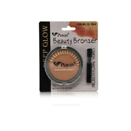 Amuse Cosmetics Professional Series Beauty Bronzer with Applicator Brush 3 Pack