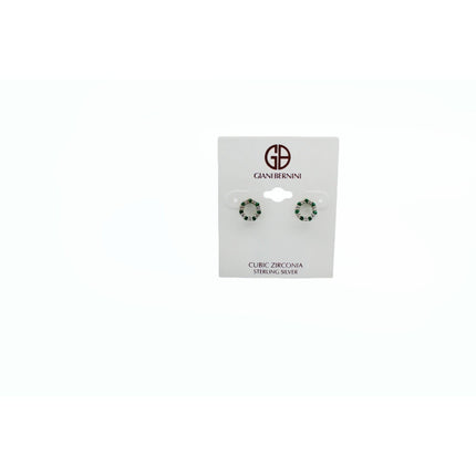 Giani Bernini Sterling Silver Cubic Zirconia Wreath Stud Earrings