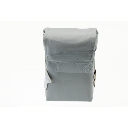 Mainstays Comfort Chill Pillowcases King Set of 2 Cooling Microfiber Grey