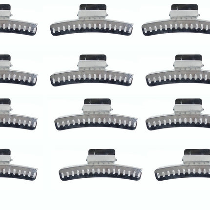 12 Pcs Metal Wave Clamps Aluminum Hair Wave Clip 3 inches