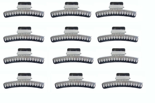 12 Pcs Metal Wave Clamps Aluminum Hair Wave Clip 3 inches