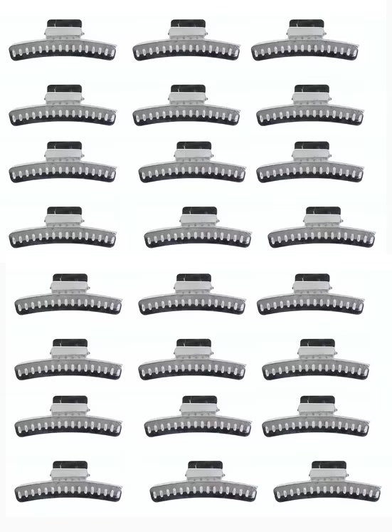 24 Pcs Metal Wave Clamps Aluminum Hair Wave Clip 3 inches