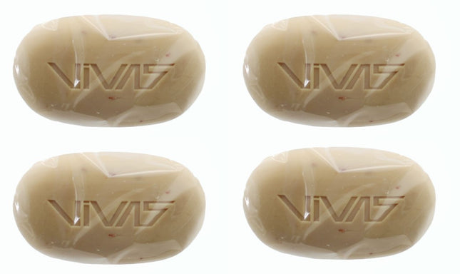 Bar Soap Vivas by Ampro Toasted Coconut Body Bar 4.25 oz 4 Pack