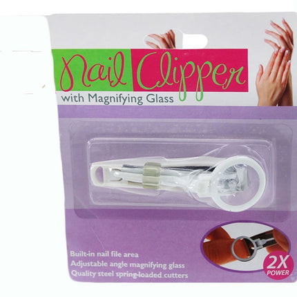 Nail Clipper with Magnifying Glass 1 Count