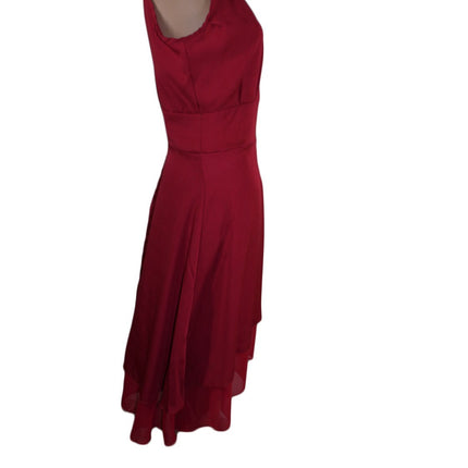 Women Dress Unbranded Women Sleeveless Hi-Low Red Dress Size M