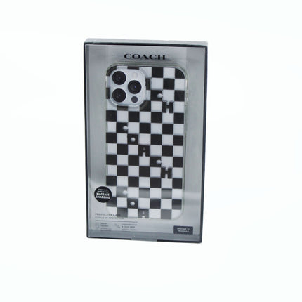 iPhone 12 Pro Max Protective Case by Coach Checkered