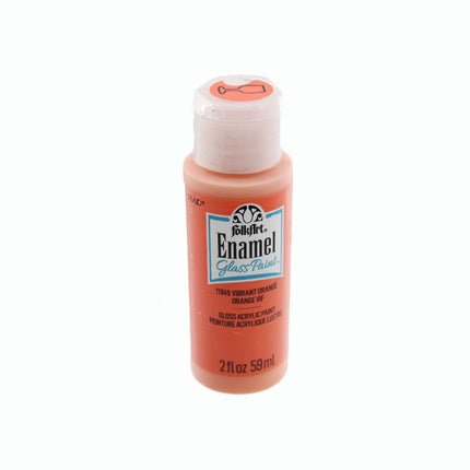 FolkArt Acrylic Craft Paint Gloss Finish Vibrant Orange 2 fl oz