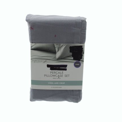 Better Homes and Gardens 300 Thread Count Percale Pillowcase Cool and Crisp King