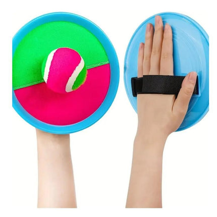Toss and Stick Paddle and Ball Game 2 pcs