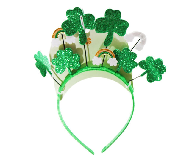 Shamrock Crown Rainbow Headband