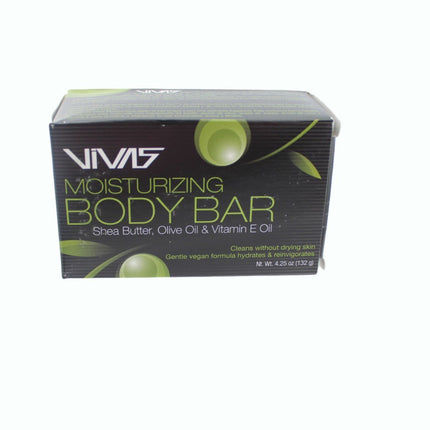 Bar Soap Vivas by Ampro Moisturizing Body Bar w/ Shea Butter Olive Oil Vitamin E