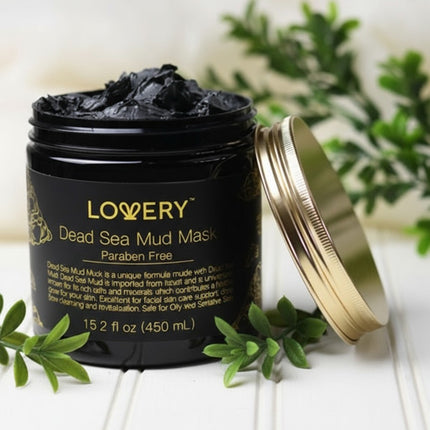 Face Mask Lovery Dead Sea Mud Mask  Vit E, Jojoba Oil, Shea Butter 15.2 oz