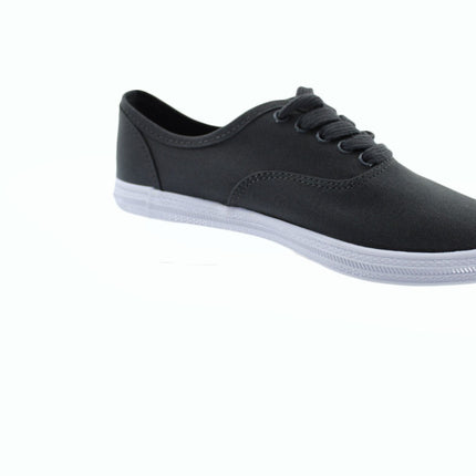 Women  Lace-Up Sneakers Size 6 Gray