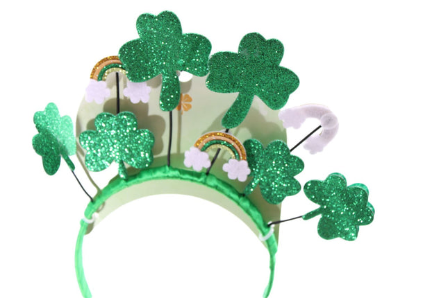 Shamrock Crown Rainbow Headband