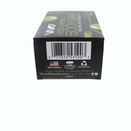 Bar Soap Vivas by Ampro Moisturizing Body Bar w/ Shea Butter Olive Oil Vitamin E
