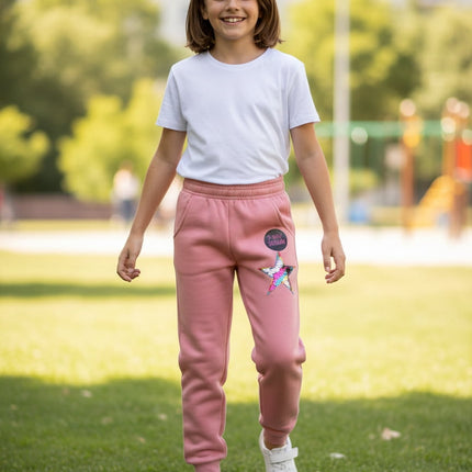Jogger Pants Peach Sweatpants Girl's Size 4