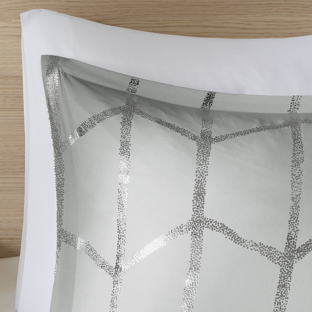 Duvet Cover Metallic Printed Duvet Cover Set