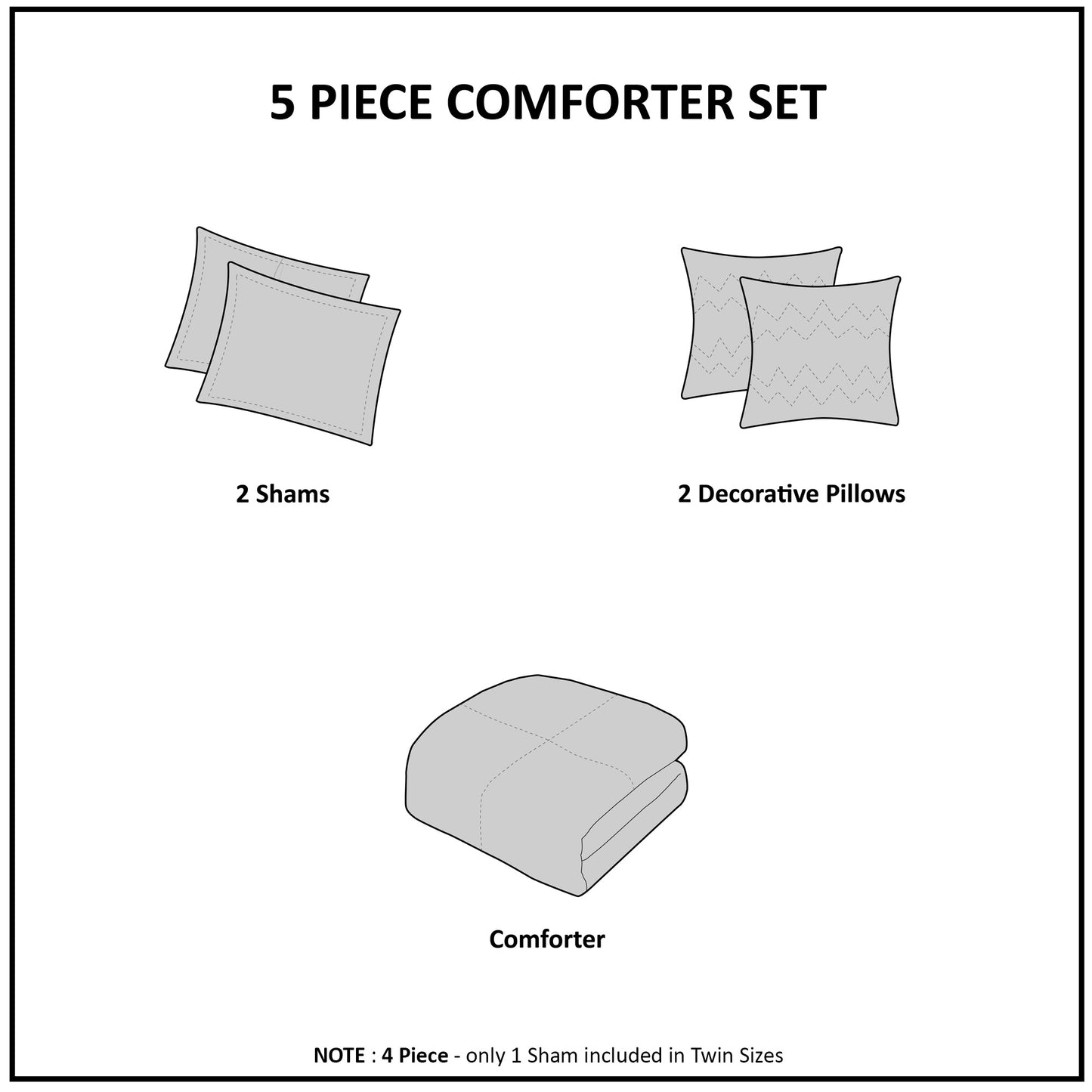 Comforter Set  Ruffle Comforter Set