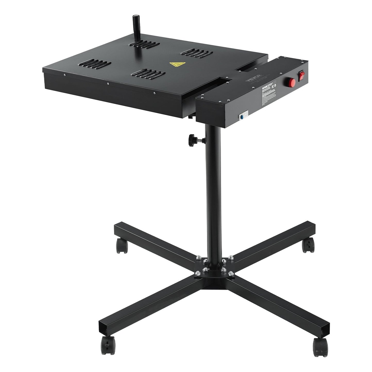 Pro Flash Dryer 18x25 inch, Upgrade 2000W Electrical Control Box Flash Dryer for Screen Printing Machine with Height Adjustable Stand, 360° Rotation, X-Shaped Base, Steel T-Shirt Curing Machine