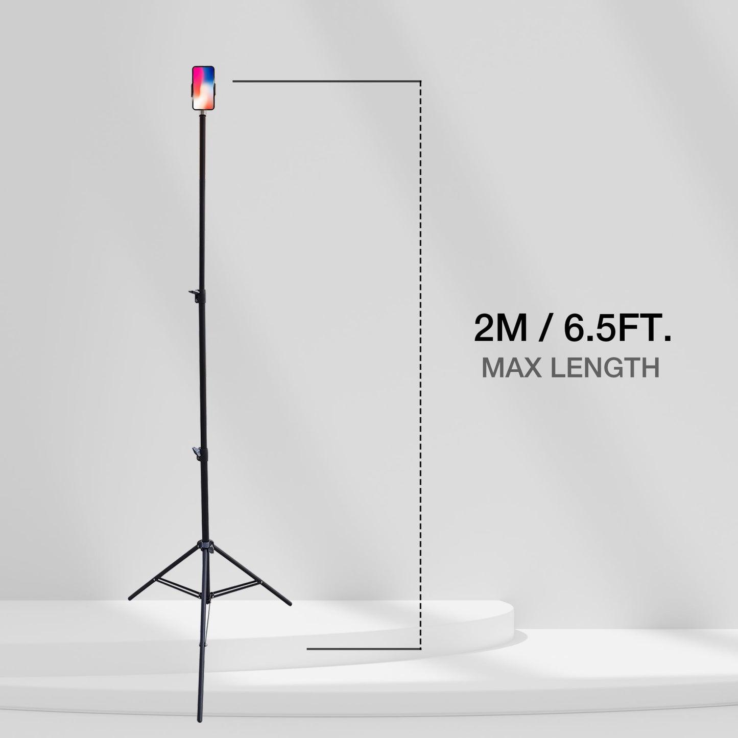 78in Phone Tripod Stand, Extendable and Lightweight Frosted Tripod Stand Cell Phone Mount Holder Wireless Remote for iPhone & Android Phone Photography, Video Recording, Vlogging
