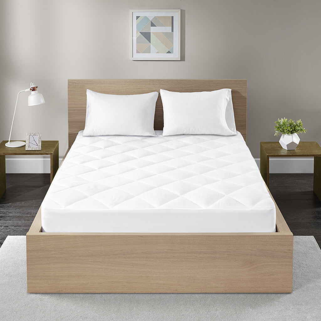 Mattress Pad 300 Thread Count Cotton Sateen Waterproof Mattress Pad