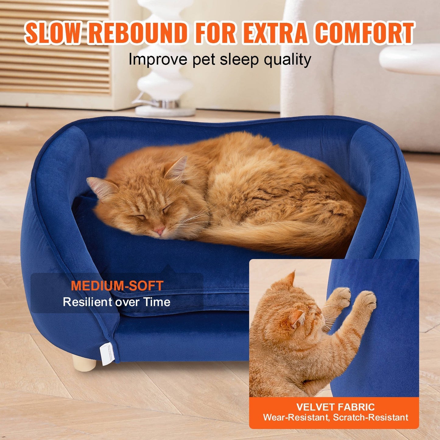 Pet Sofa Dog Couch for Medium-Sized Dogs and Cats Dog Sofa Bed 81 lbs