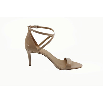 Michael Kors Womens Ava Patent Leather Ankle Strap Stiletto Heels 8M Light Blus