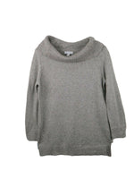 Charter Club Women  Cowl Neck Marled Sweater Size M Light Gray