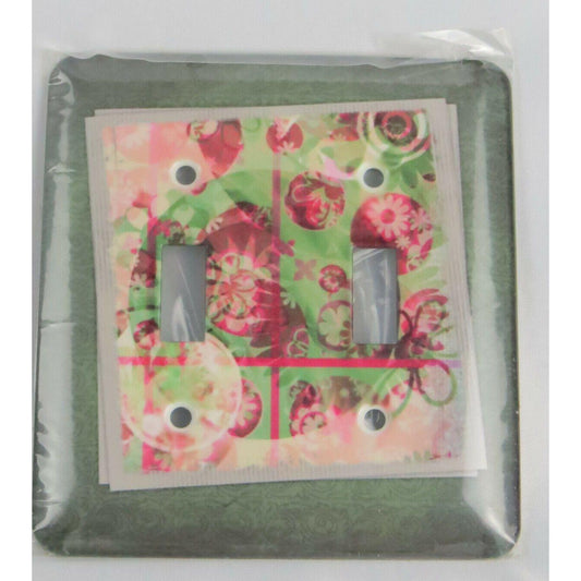 3d Rose Floral Frenzy Toggle Switch Cover Multi-Color