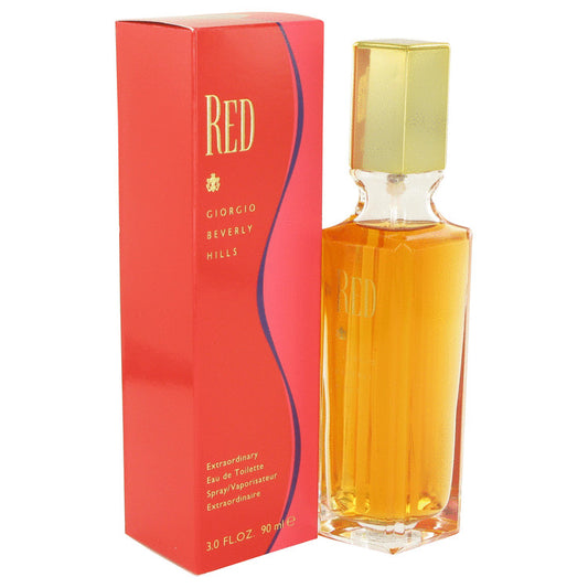 Perfume RED by Giorgio Beverly Hills 3 oz Eau De Toilette Spray for Women - Banachief Outlet