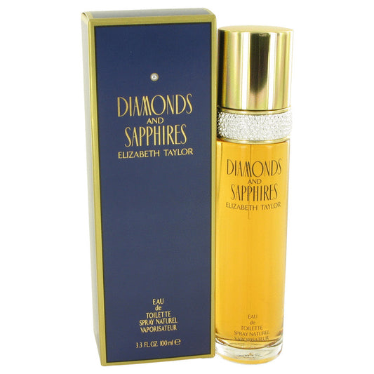 Perfume DIAMONDS & SAPHIRES by Elizabeth Taylor Eau De Toilette Spray 3.4 oz for Women - Banachief Outlet