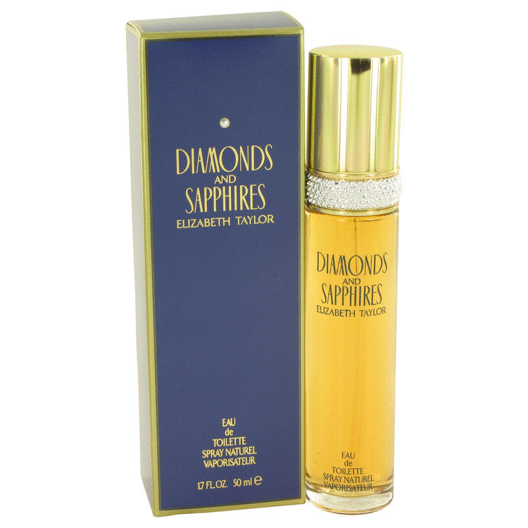 Perfume DIAMONDS & SAPHIRES by Elizabeth Taylor Eau De Toilette Spray 1.7 oz for Women - Banachief Outlet