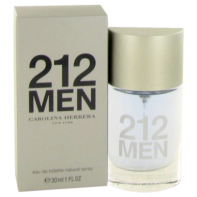 212 by Carolina Herrera Eau De Toilette Spray (New Packaging) 1 oz for Men - Banachief Outlet