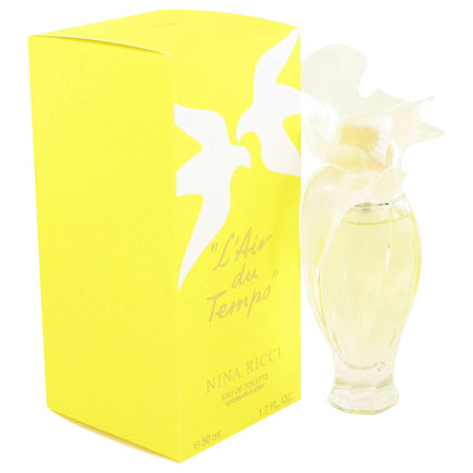 Perfume L'AIR DU TEMPS by Nina Ricci 1.7 oz Eau De Toilette Spray With Bird Cap for Women - Banachief Outlet