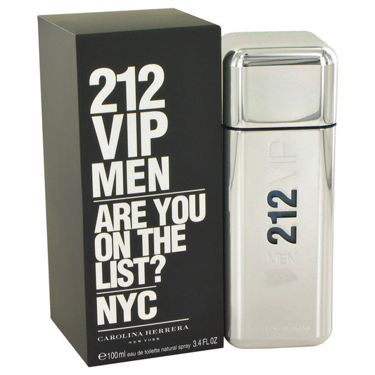212 Vip by Carolina Herrera Eau De Toilette Spray 3.4 oz for Men - Banachief Outlet