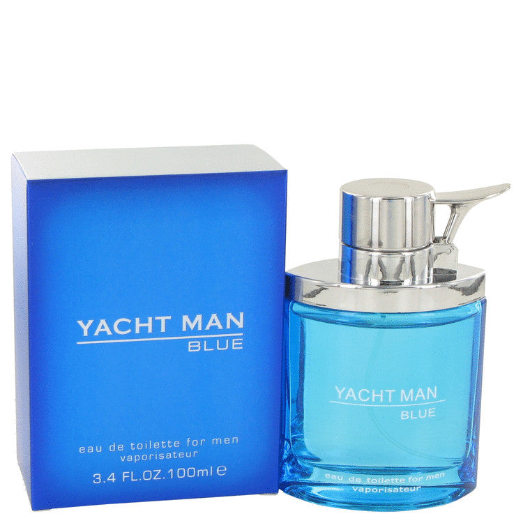 Yacht Man Blue by Myrurgia Eau De Toilette Spray 3.4 oz for Men - Banachief Outlet