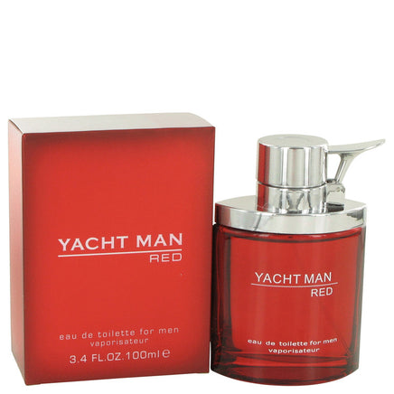 Yacht Man Red by Myrurgia Eau De Toilette Spray 3.4 oz for Men - Banachief Outlet