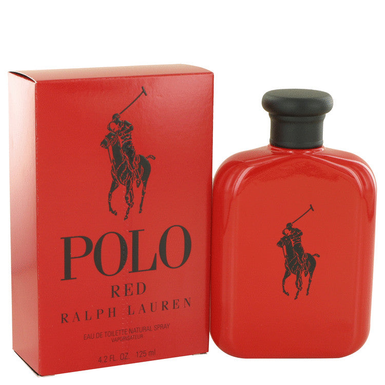 Polo Red by Ralph Lauren Eau De Toilette Spray 4.2 oz for Men - Banachief Outlet