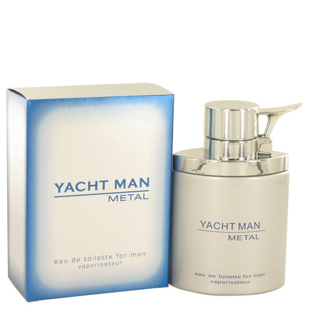Yacht Man Metal by Myrurgia Eau De Toilette Spray 3.4 oz for Men - Banachief Outlet