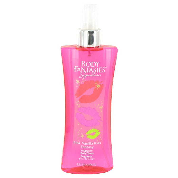 Body Fantasies Signature Pink Vanilla Kiss Fantasy by Parfums De Coeur Body Spray 8 oz for Women - Banachief Outlet