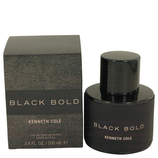 Cologne Kenneth Cole Black Bold by Kenneth Cole Eau De Parfum Spray 3.4 oz for Men - Banachief Outlet