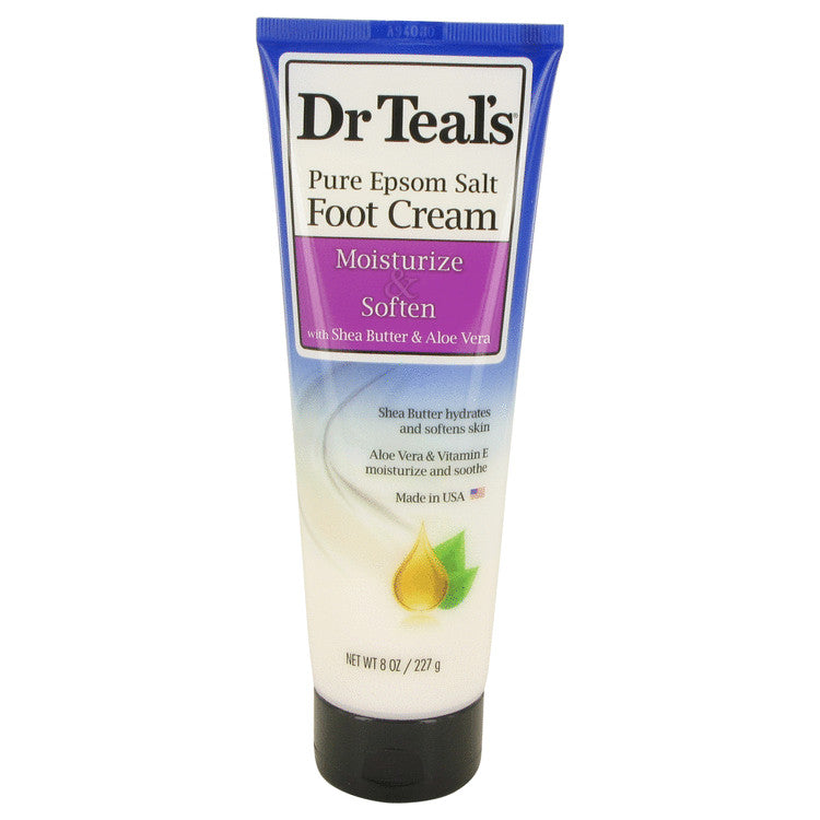 Dr Teal's Pure Epsom Salt Foot Cream by Dr Teal's Pure Epsom Salt Foot Cream with Shea Butter & Aloe Vera & Vitamin E 8 oz for Women - Banachief Outlet