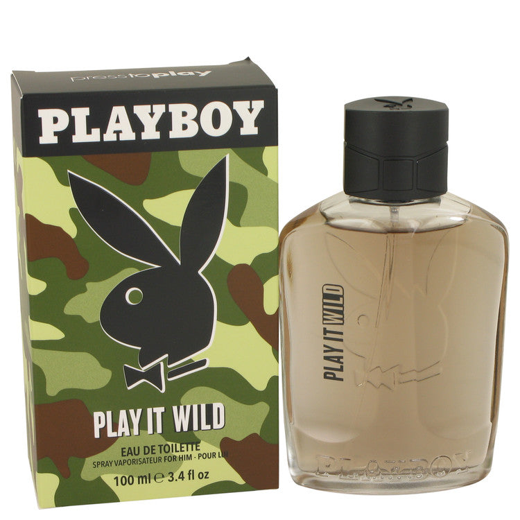 Playboy Play It Wild by Playboy Eau De Toilette Spray 3.4 oz for Men - Banachief Outlet