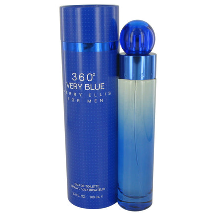 Perry Ellis 360 Very Blue by Perry Ellis Eau De Toilette Spray 3.4 oz for Men - Banachief Outlet