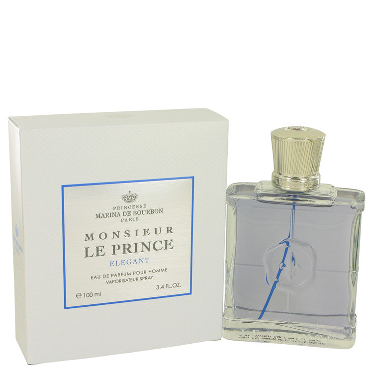Monsieur Le Prince Elegant by Marina De Bourbon Eau De Parfum Spray 3.4 oz for Men - Banachief Outlet