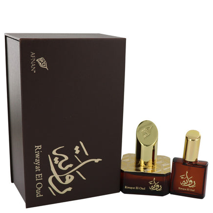 Riwayat El Oud by Afnan Eau De Parfum Spray + Free .67 oz Travel EDP Spray 1.7 oz for Women - Banachief Outlet