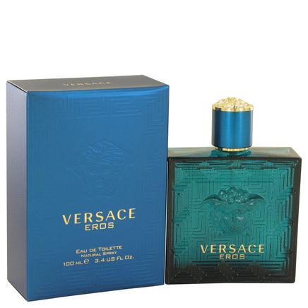 Versace Eros by Versace Eau De Parfum Spray 3.4 oz for Men - Banachief Outlet
